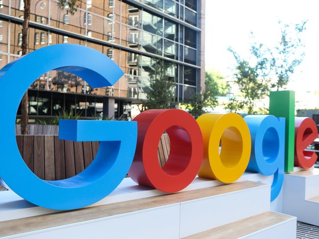 SYDNEY, AUSTRALIA - NewsWire Photos, NOVEMBER 16 2021:  Google signage at the HQ in Sydney. Picture: NCA Newswire / Gaye Gerard