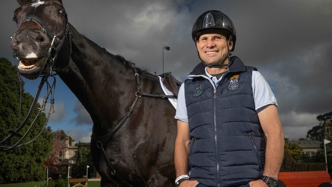 Australian Equestrian legend, Shane Rose, set for triumphant return at Melbourne International 3 Day this weekend. The 51-year-old Olympian will be competing at the prestigious Melbourne International 3-Day Event, held at the National Equestrian Centre, in Werribee. This competition is the final qualifying event in Australia before the team selection for the Paris Olympics. Picture: Tony Gough