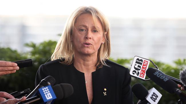 Danni Roche challenged Coates for the AOC presidency in 2017. Photo: News Corp