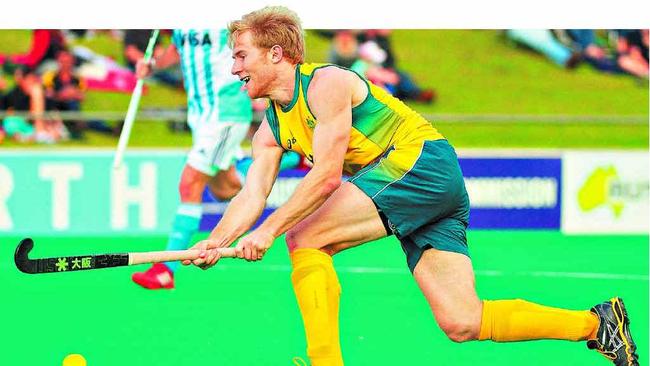 IN THE RUNNING: The Oceania Cup Olympic qualifying event could bring the Kookaburras, including Murwillumbah’s Matthew Butturini, to Lismore in 2015. Picture: Daniel Carsondcimagesorg