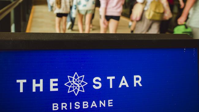 BRISBANE, AUSTRALIA - NewsWire Photos - SEPTEMBER 26, 2024: Generic photos of Star Casino Branding in its Brisbane Casino and Queens Wharf precinct.Picture: NewsWire / Glenn Campbell