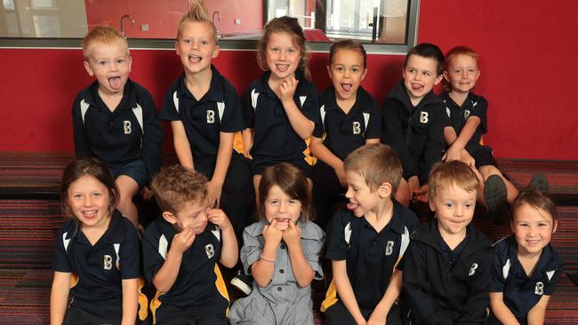 Bannockburn P-12 My First Year Picture 2 Class : Prep C Back Row From Left: Ethan Buttery, Lenny Bishop, Stevie Maloney, Matilda Nolan, Patrick Johnstone, Sonny Hovey Front Row From Left: Sadie Maloney, Lachlan Van Ingen, Marlee Black, Tristan Rudge, Cody Knight, Lemmi Picture Mark Wilson