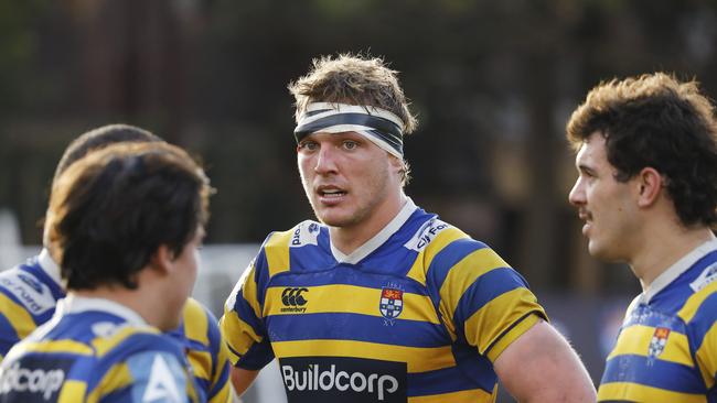 Zac Von Appen is playing in his first Shute Shield grand final. Pic: Karen Watson.