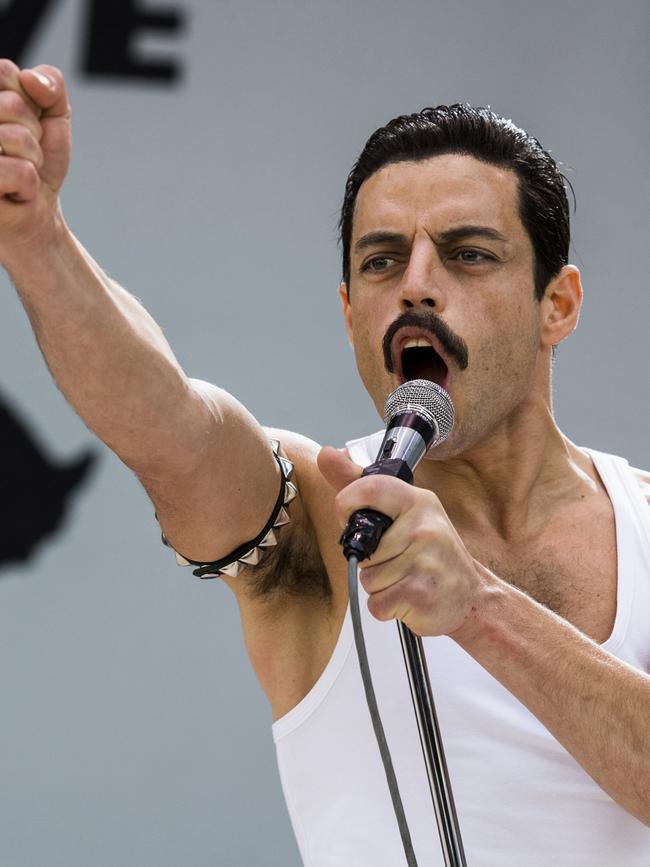 Rami Malek as Freddie Mercury in Bohemian Rhapsody. Picture: Alex Bailey/20th Century Fox via AP