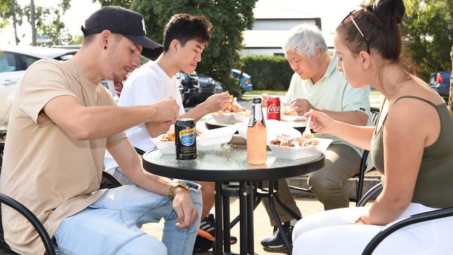 Customers are flocking to Glenny Kebabs, which is hosting parked car meets on Wednesday nights. Picture: Lawrence Pinder