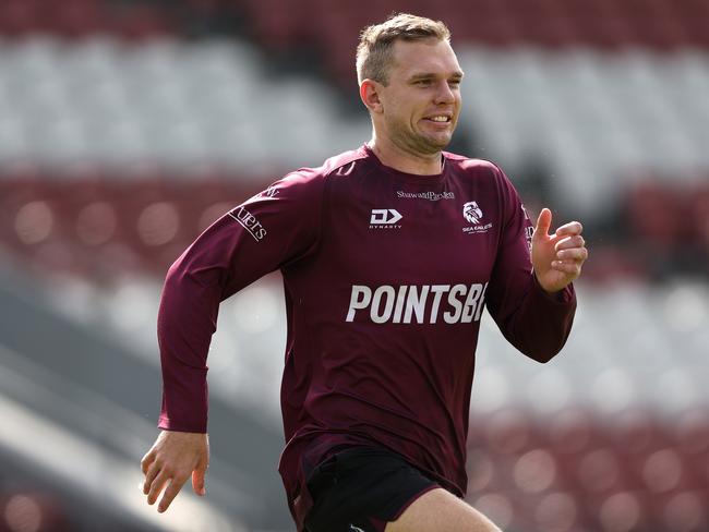 Tom Trbojevic will return in the centres for Manly. (Picture: Matt King/Getty Images