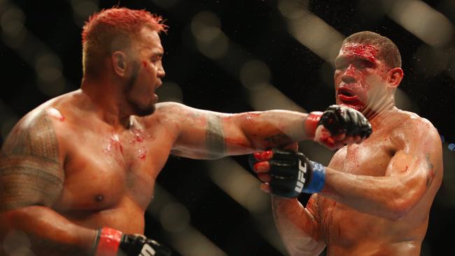 Mark Hunt’s heavy hands have proven lethal in recent UFC bouts.