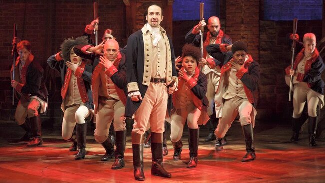 Creator Lin-Manuel Miranda stars in <i>Hamilton</i>.