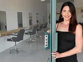 NEW BEGINNING: Peri Duffy is excited for her new adventure as the doors to her salon Peri Hair Studio opened yesterday in Coral Cove. Picture: Mike Knott BUN190219PER1