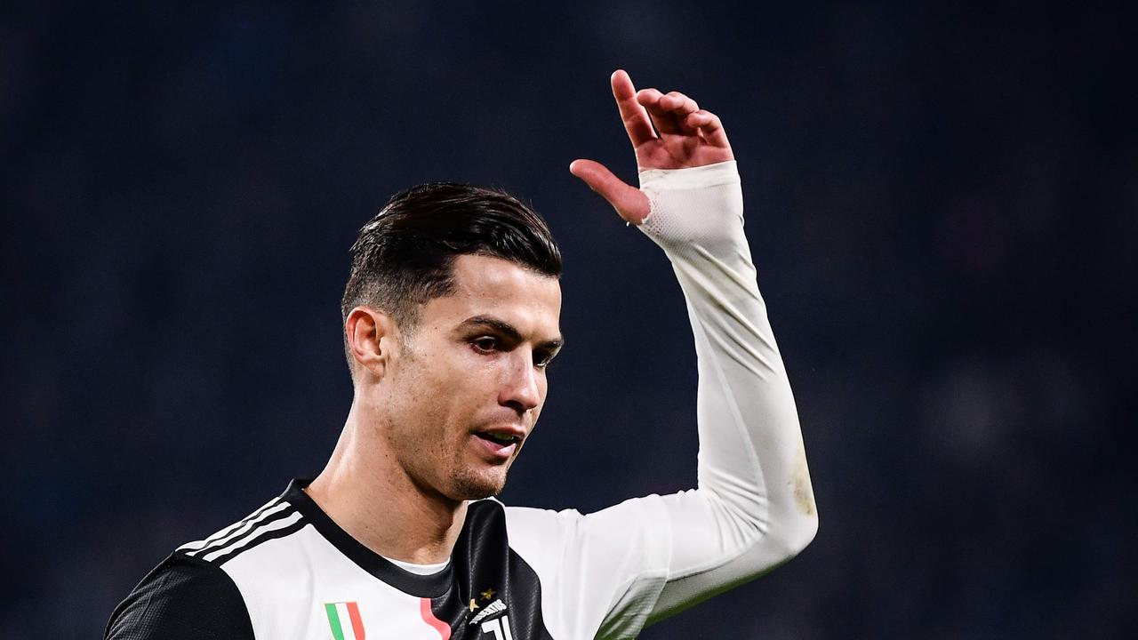 Cristiano Ronaldo was less than impressed about being hauled off against AC Milan.