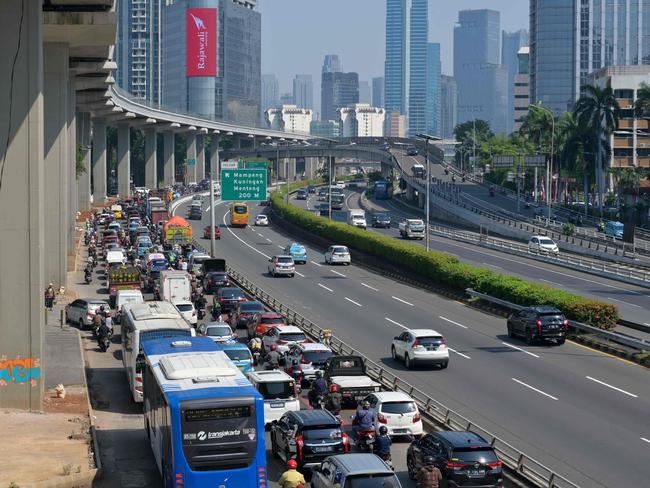 Steps are being taken to open up some major cities in Indonesia. Picture: AFP