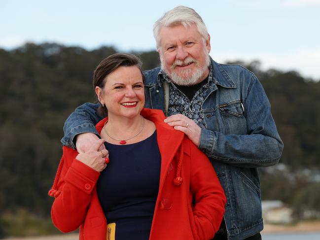 Graham Hood, 62, and his wife Miranda Douglas, 53, both suffered income losses during COVID-19. Graham accessed $10,000 of his superannuation and used it to wipe two credit card debts. Picture: David Swift