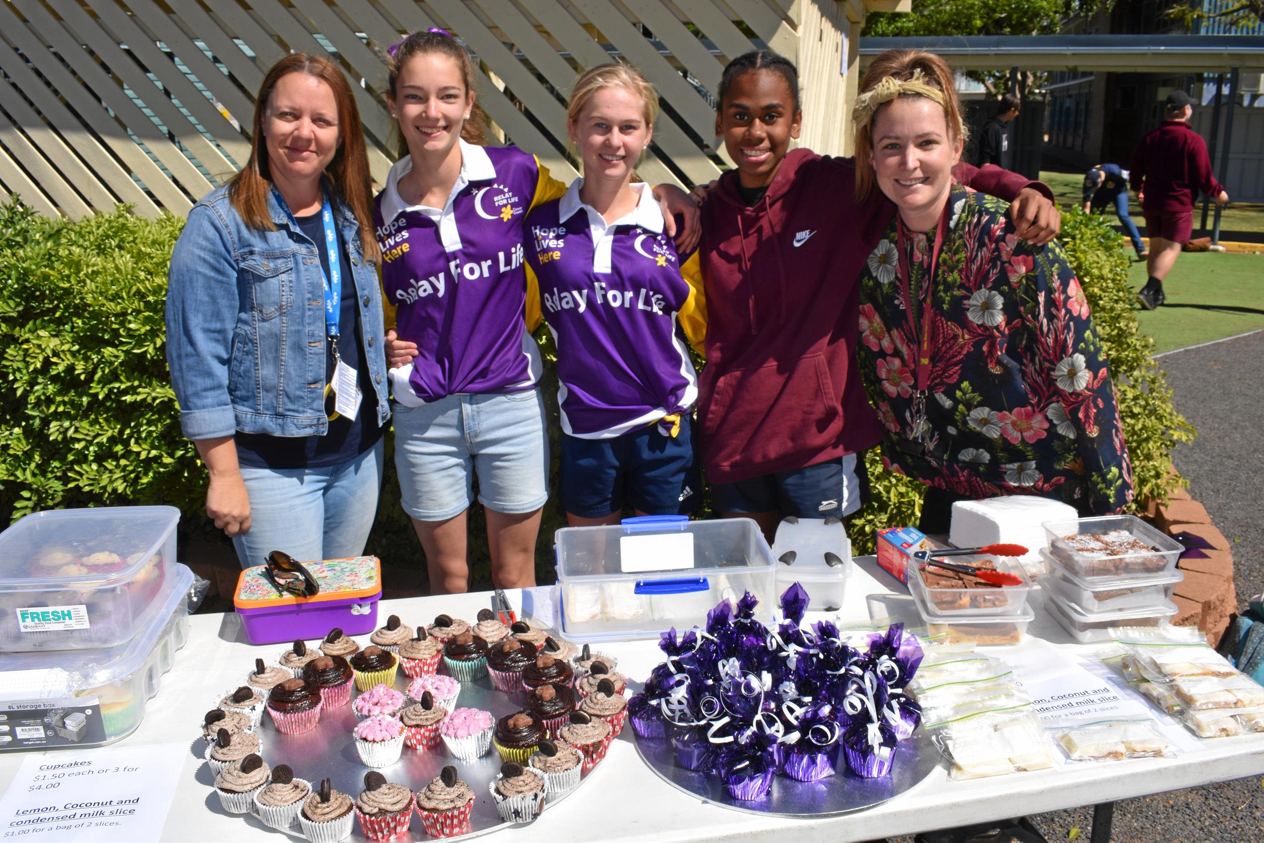 Kellie Hamilton, Sarah Hunter, Katie Stenzel, Hadassah Fasi and Anthea Fife. Picture: Emily Bradfield