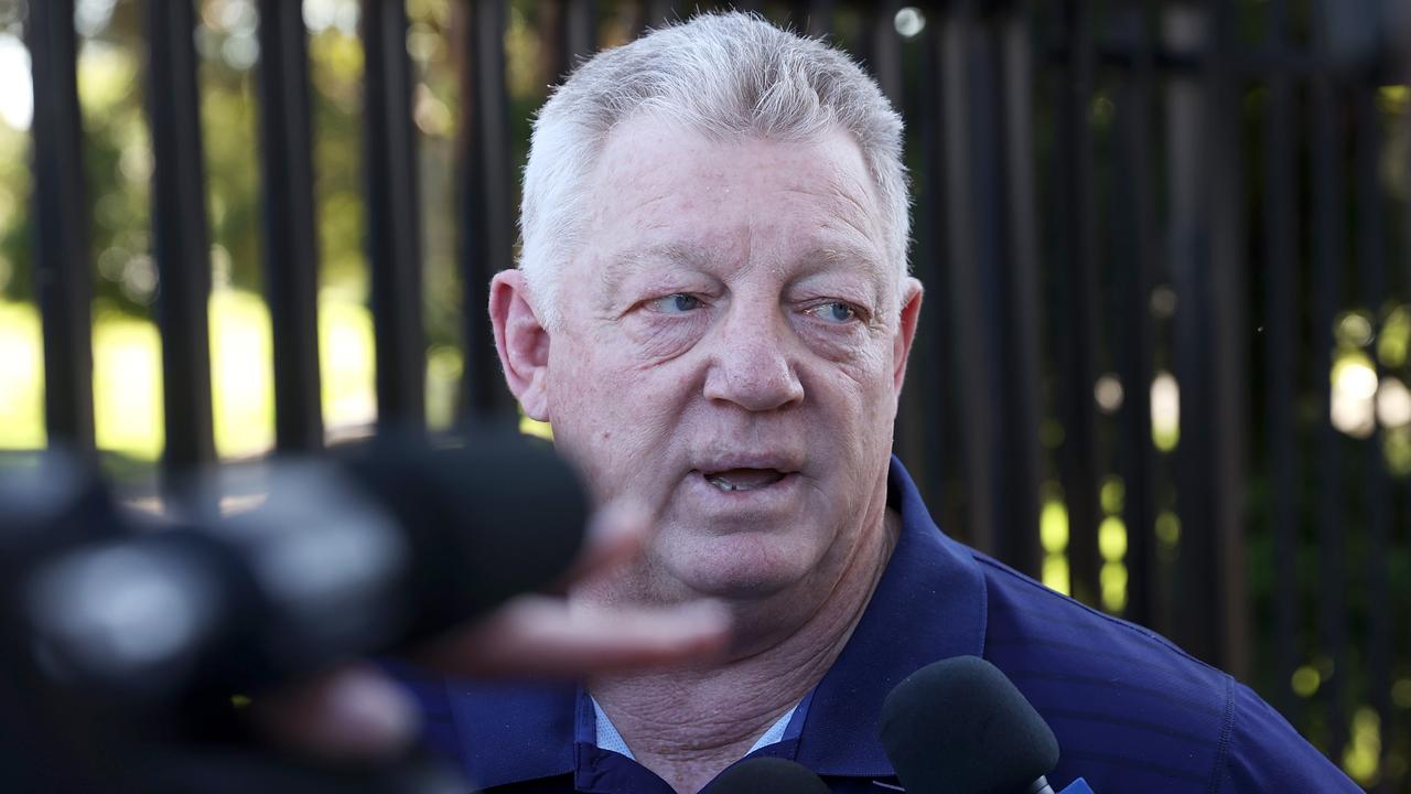 Canterbury Bulldogs general manager of football, Phil Gould, has been restructuring the club’s roster. Picture: Mark Kolbe/Getty Images
