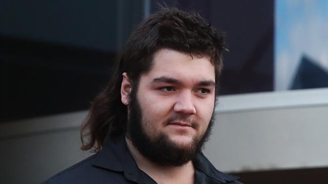 Charlie Read son of Chopper Read at the Hobart Magistrates Court. Picture: Nikki Davis-Jones