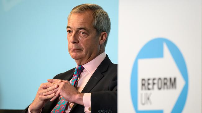 Reform UK leader Nigel Farage has been accused by Tory leader Kemi Badenoch of inflating the number of members his party has signed up. Picture: Getty Images