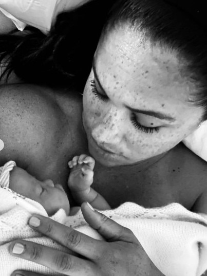 The album included an intimate picture taken shortly after Lilibet’s birth. Picture: Instagram