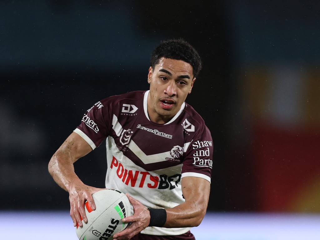 With Manly on the bye and a Tom Trbojevic return on the horizon its time to move on from Lehi Hopoate. Picture: Getty Images