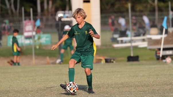 Noosa Lions under-14s division one player Noah Dowling in action. Picture: Craig and Anne Clifford.