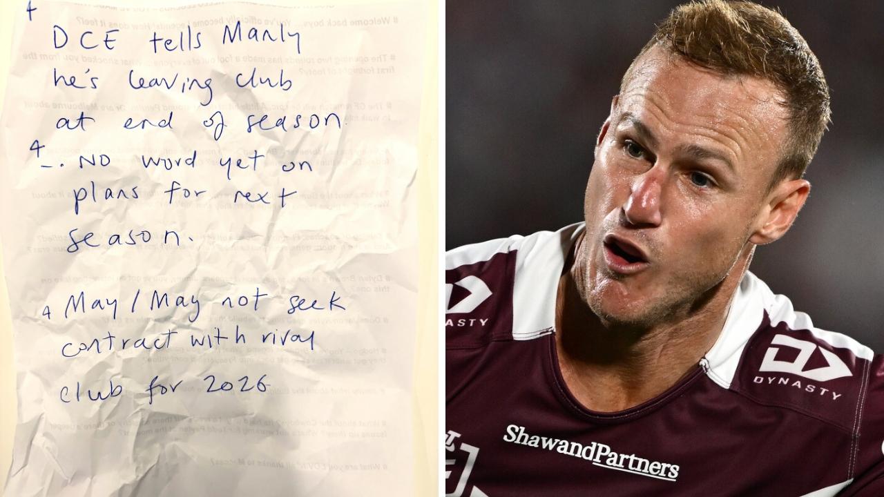 Handwritten note says it all after DCE ‘slap’