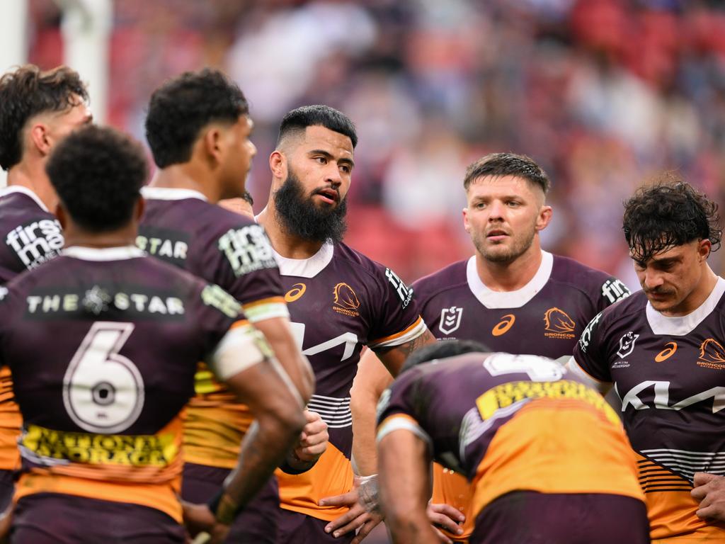 It’s all but over for the Broncos. Picture: Zain Mohammed / NRL Photos