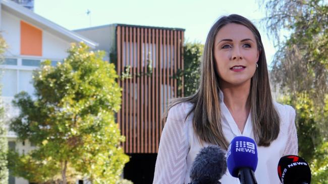 Housing Minister Meaghan Scanlon, the MP for Gaven, announcing the success of a scheme which will see quick approvals after 220 applications were received from developers to fast track housing builds.