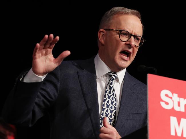 Polls have Labor leader Anthony Albanese ahead in the race to be PM. Picture: Liam Kidston