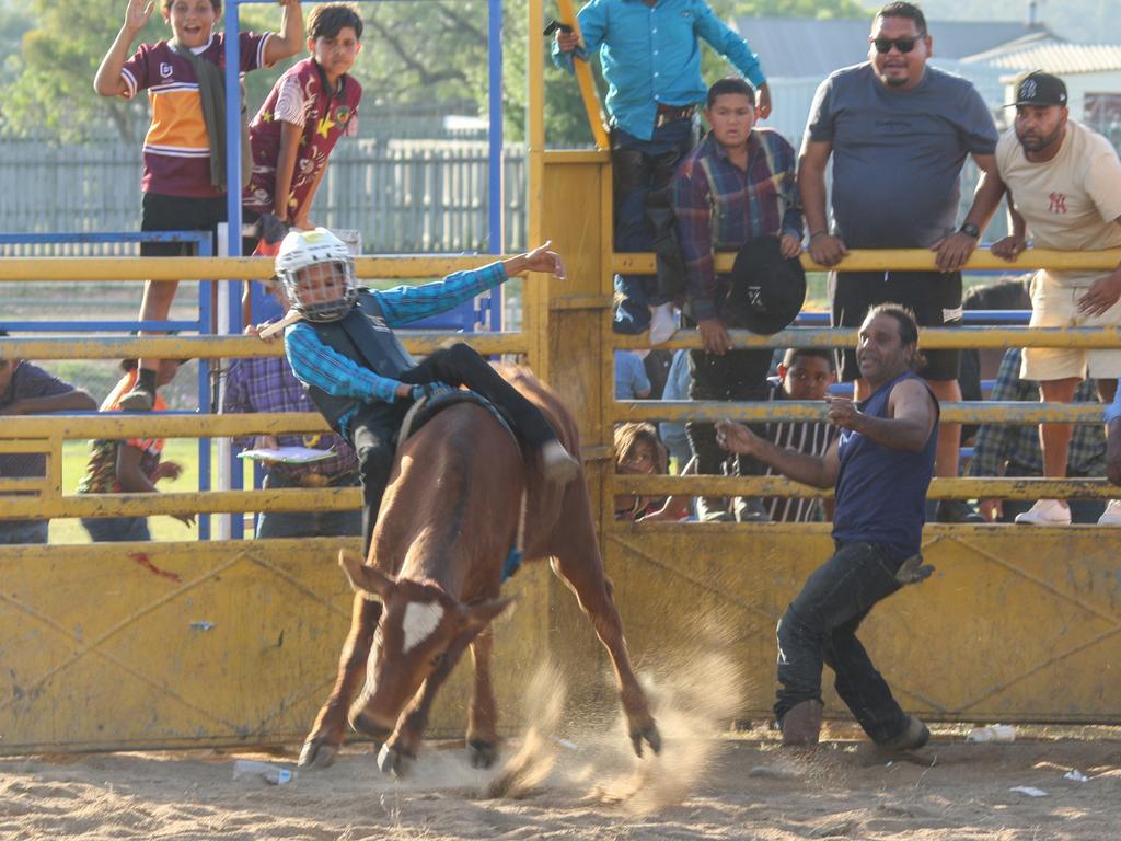 Cherbourg Rodeo, October 15, 2021. Picture: Holly Cormack