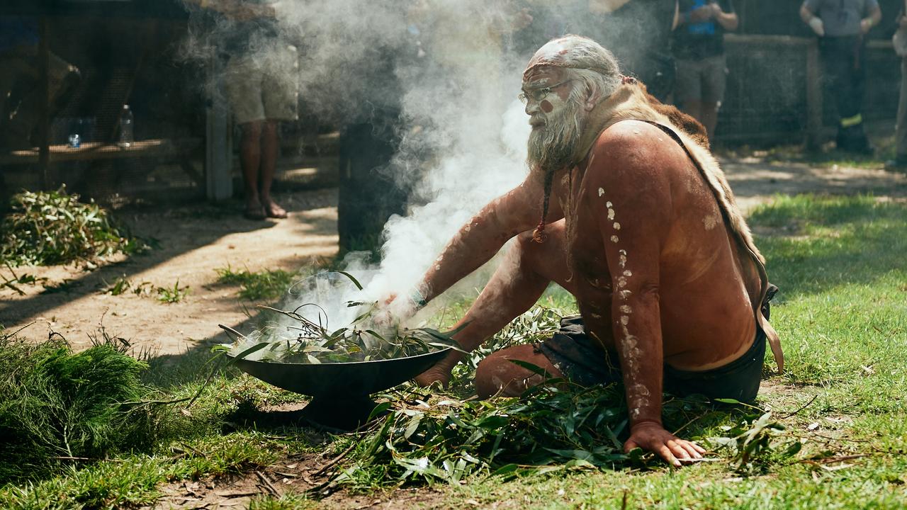 The Welcome to Country Smoking Ceremony.