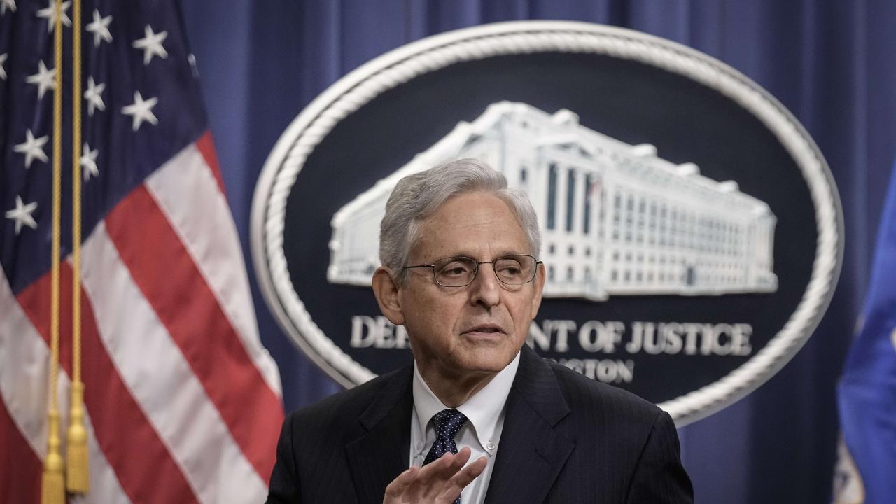 Attorney-General Merrick Garland said he personally approved the warrant. Picture: AFP