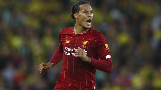 Getting past Virgil van Dijk is no easy task. Photo: AP Photo/Dave Thompson