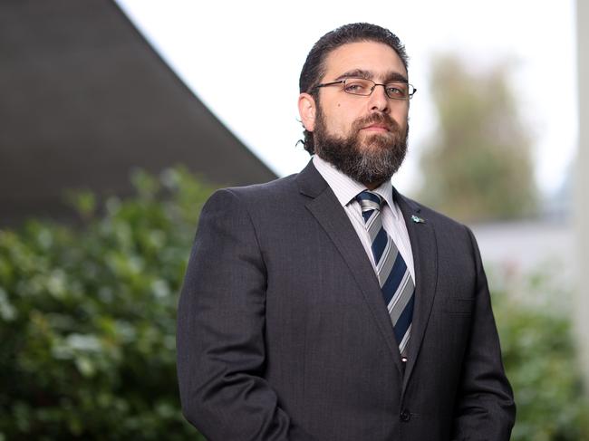 AFPA President Alex Caruana wants presumptive legislation for police with PTSD so they don’t have to fight tooth and nail for workers compensation. Picture: NCA NewsWire/Gary Ramage