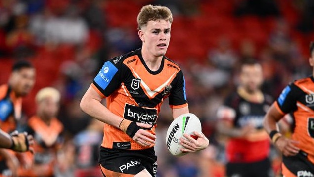 Lachlan Galvin has been having painkilling injections for a fractured wrist. Credit: NRL Images.