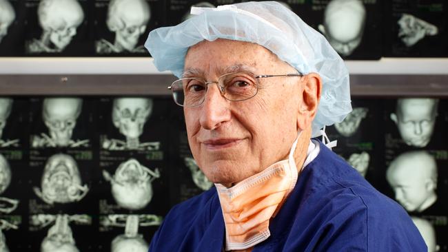 World-renowned craniofacial surgeon Prof. David David. Picture by Matt Turner.