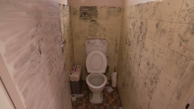 The shocking attack happened inside a toilet cubicle at a dance studio in Kogarah. Picture: 9 News