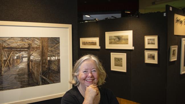 RME Downlands Art Exhibition 2024 feature artist Christine Porter. Picture: Kevin Farmer