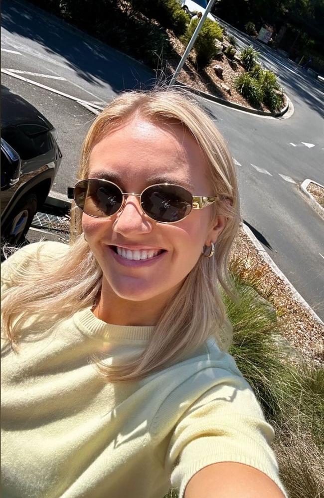 Ariarne Titmus back in her home town of Launceston. Picture: Instagram