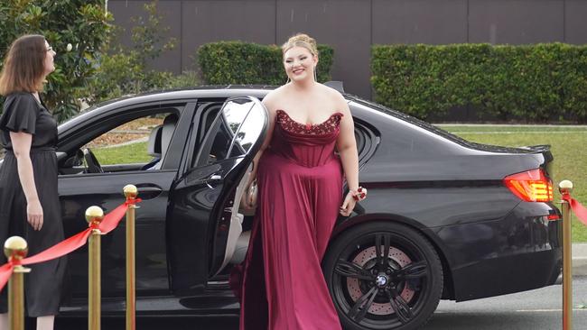 Stephanie at the Caloundra Christian College formal 2024