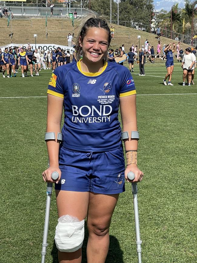 Jaida Faleono, the Bond hooker or although injured, at least made it onto the field this season.