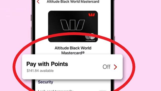 Westpac customers can now use their points to make everyday purchases. Picture: Supplied