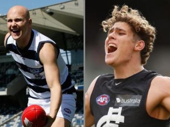 Gary Ablett and Charlie Curnow