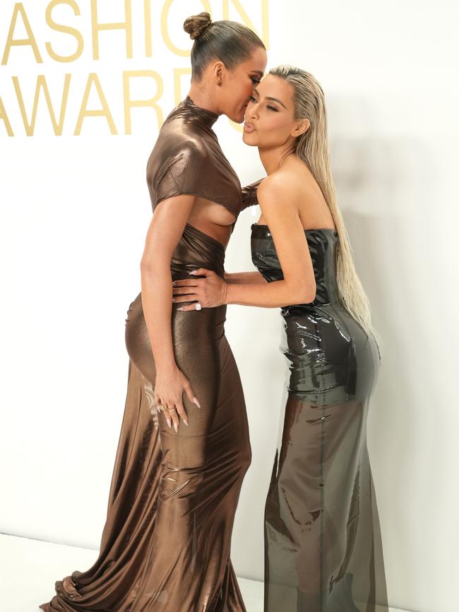 Khloe Kardashian and Kim Kardashian. Picture: Kevin Mazur/WireImage