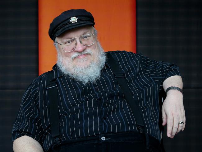 George.R.R.Martin is author and creator of Game of Thrones. George is in Sydney to promote Game of Thrones season four coming in 2014 on Foxtel's Showcase. Pictured at Pullman Quay Grand. Picture Cameron Richardson