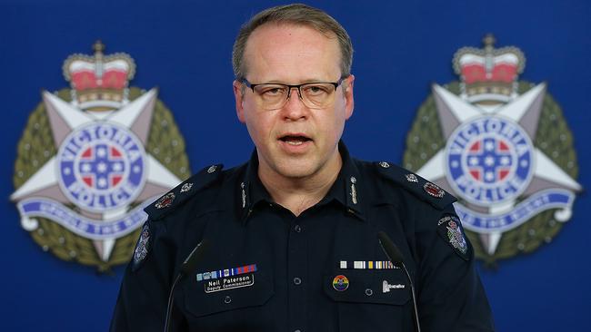 Victoria Police deputy commissioner Neil Paterson. Picture: Ian Currie