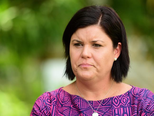 Attorney-General Natasha Fyles says mandatory sentencing will now remain in place until well past the 2020 election, Picture: Justin Kennedy