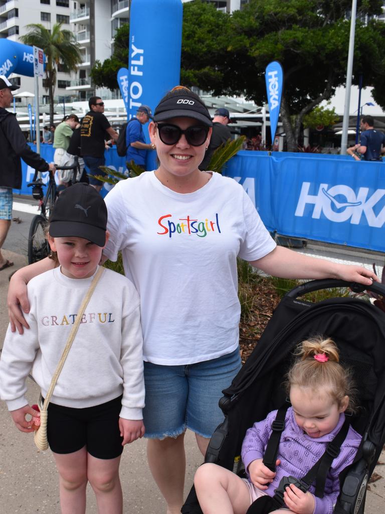 Kristen Clacherty at the Sunshine Coast Ironman 70.3 at Mooloolaba 2022.