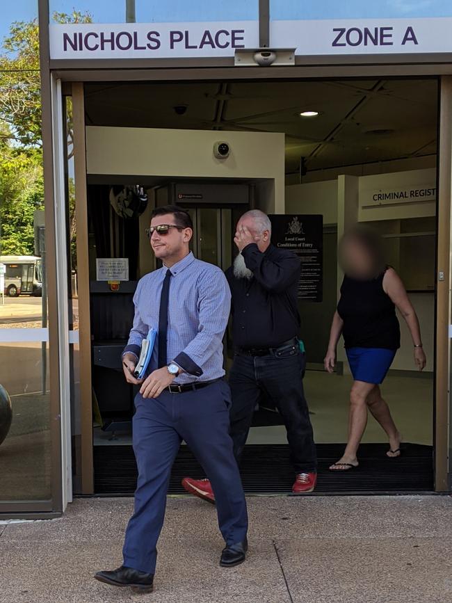 Shane McMaster outside the Darwin Local Court.