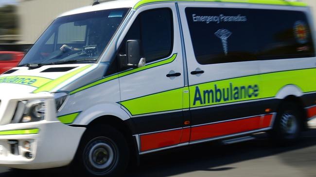 Paramedics transported two patients to hospital after a fire in Wynnum this morning.