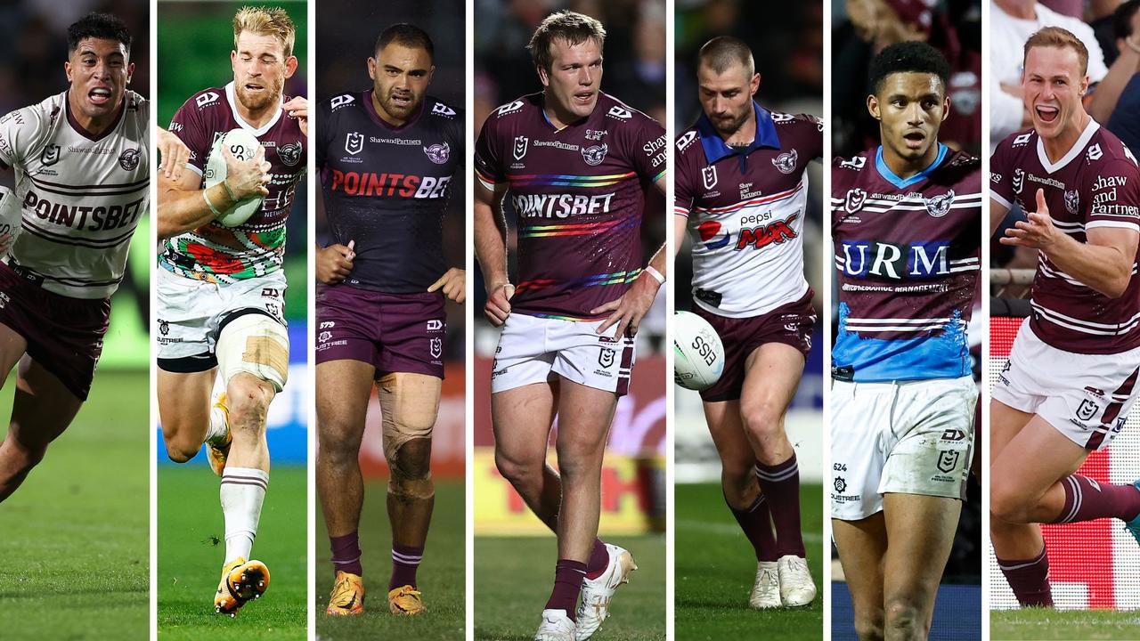 Manly have had seven different jerseys this season. Photo: Getty Images