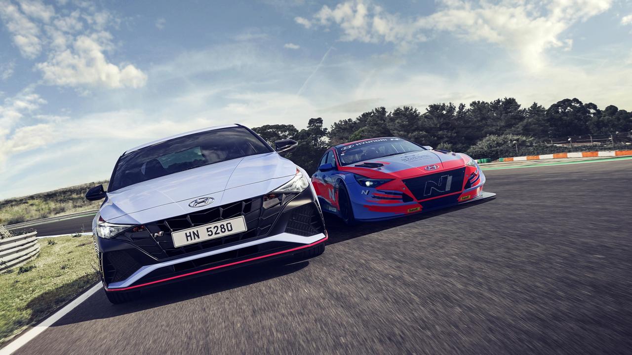The model’s bold front end styling is inspired by racing helmets.